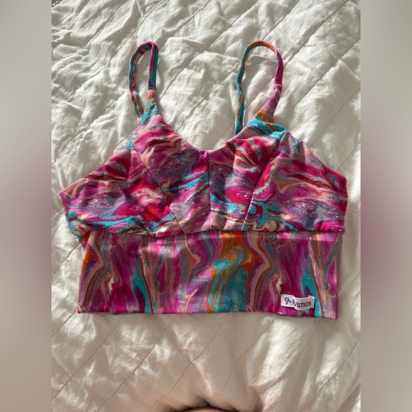 Colorful and Leopard Print Sports Bras Pack of 2 - Picture 3 of 6